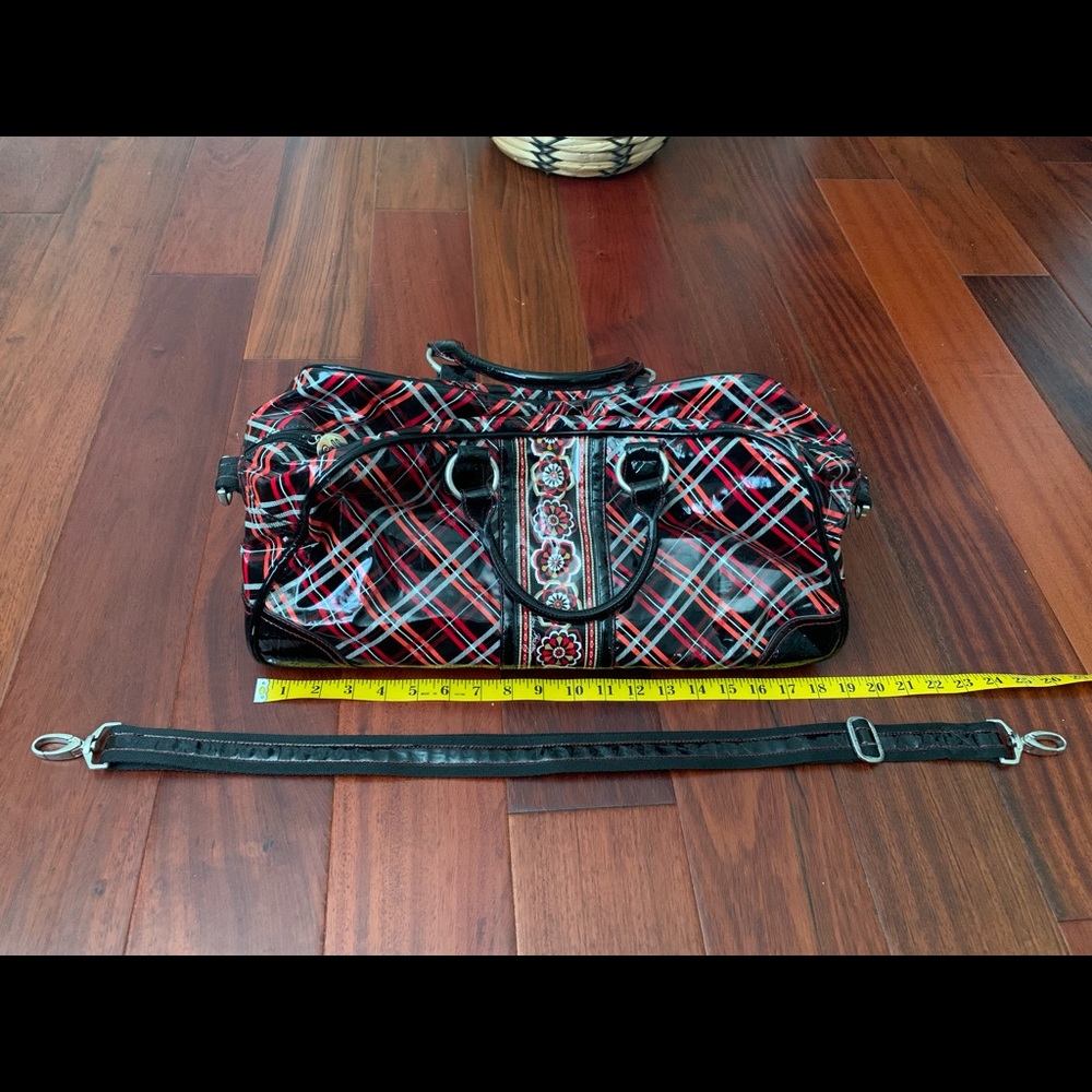 Vera Bradley Frill Small Vinyl Duffle Bag Gem